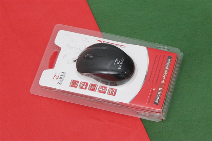 Chuột có dây Zadez M116 Đen Màu Đen