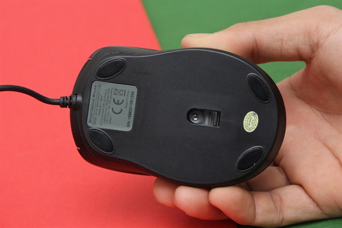 Chuột có dây Zadez M116 Đen Màu Đen