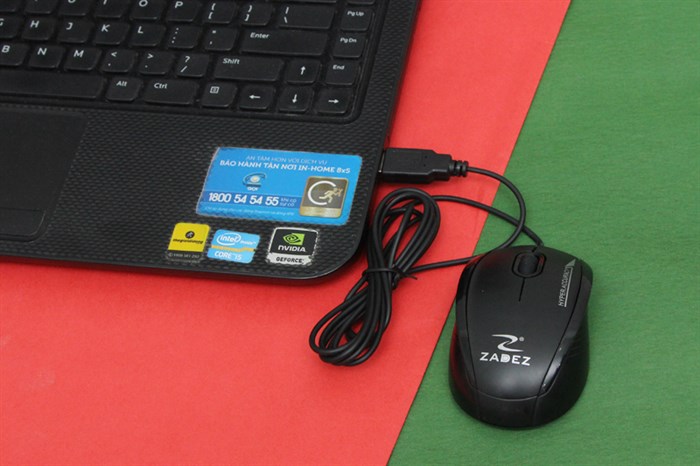 Chuột có dây Zadez M116 Đen Màu Đen