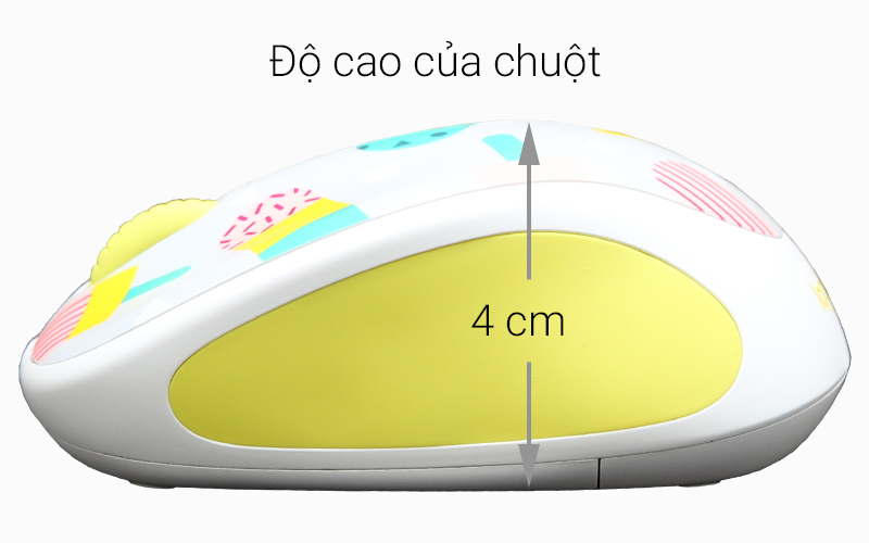 Chuột không dây Logitech M238 Kem - Thiết kế thoải mái với tay cầm người dùng hơn Chuột không dây Logitech M238 Kem - Thiết kế thoải mái với tay cầm người dùng hơn