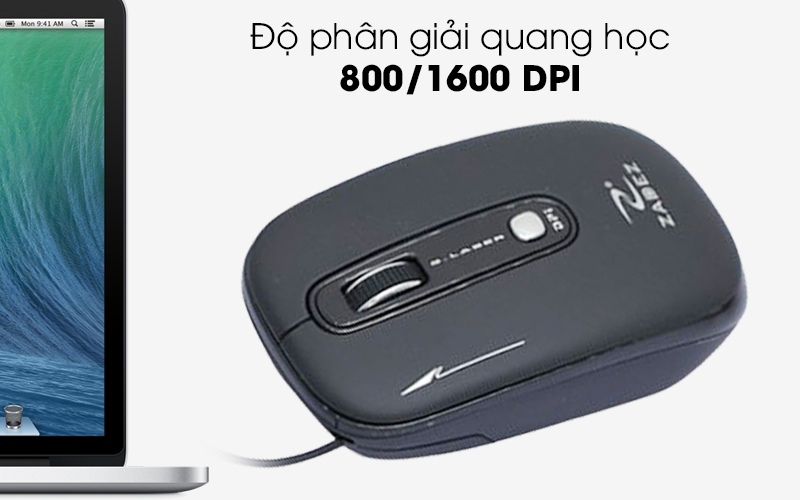 Chuột có dây Zadez M279 Đen - DPI cao đáp ứng mượt mà các ứng dụng nặng Chuột có dây Zadez M279 Đen - DPI cao đáp ứng mượt mà các ứng dụng nặng