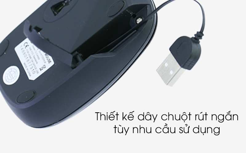 Chuột có dây Zadez M279 Đen - Dây chuột được thiết kế rút dài ngắn tùy theo nhu cầu sử dụng Chuột có dây Zadez M279 Đen - Dây chuột được thiết kế rút dài ngắn tùy theo nhu cầu sử dụng