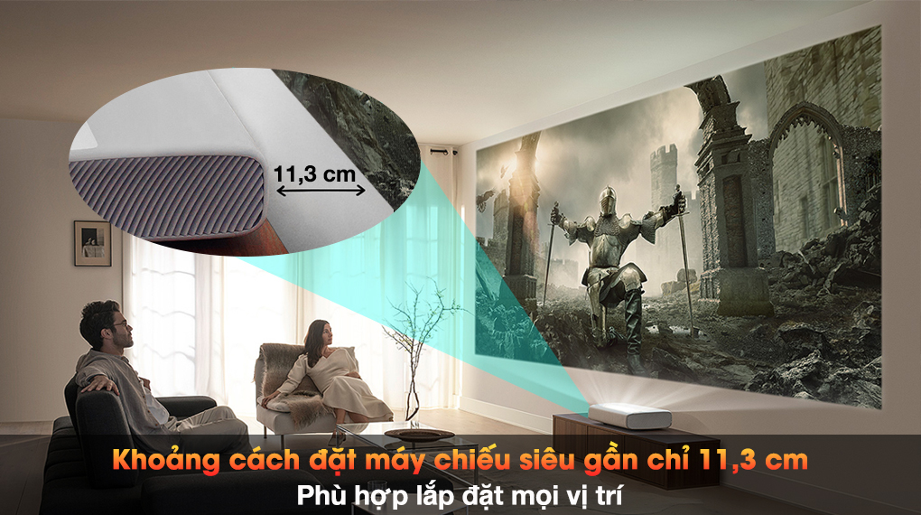 Máy Chiếu Siêu Gần Laser 4K Samsung The Premiere LSP9T