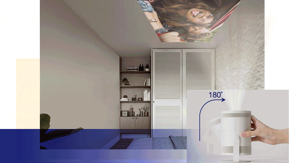 Máy Chiếu Smart Tivi 100 inch Bỏ Túi Samsung The Freestyle SP-LSP3