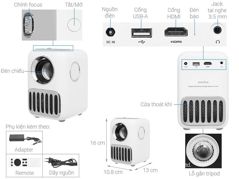 Máy chiếu Wanbo T2R Max Full HD