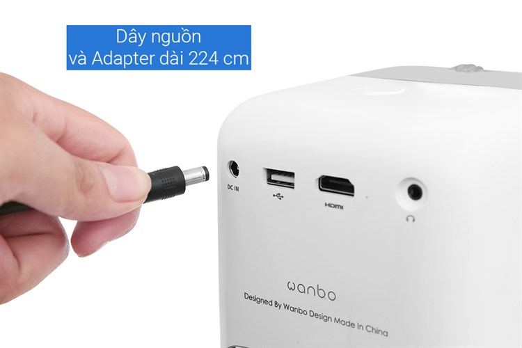 Máy chiếu Wanbo T2R Max Full HD Màu Trắng