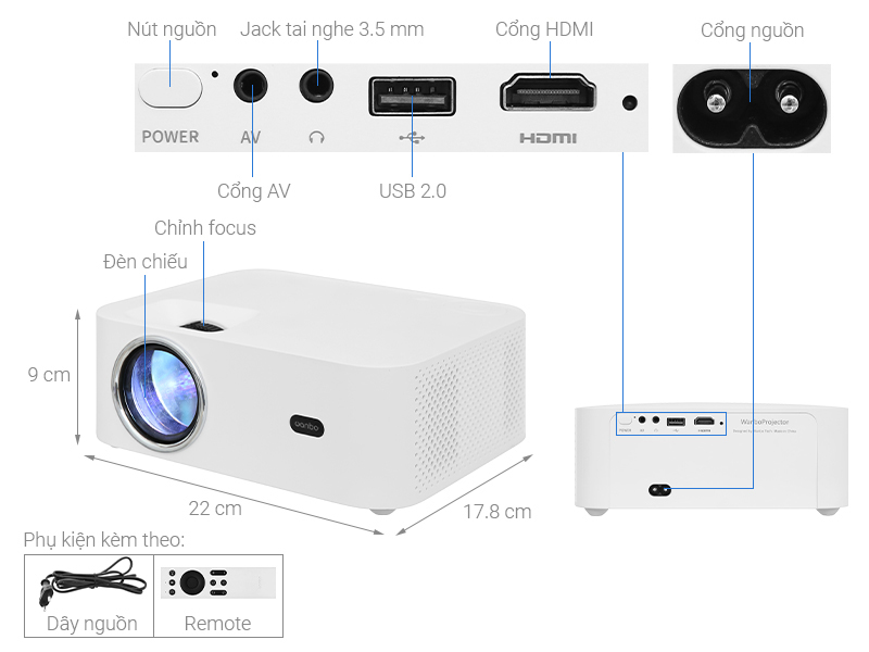 Máy chiếu Wanbo Full HD X1