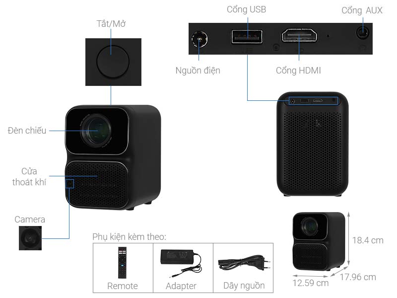 Máy chiếu Wanbo Full HD TT Max