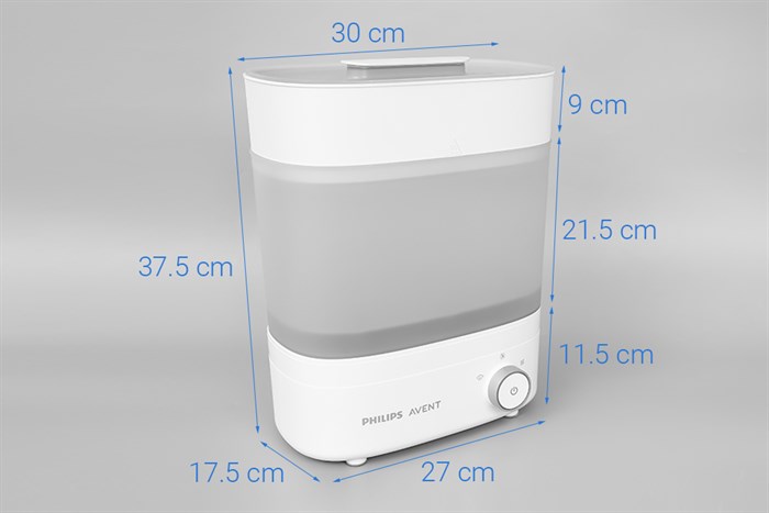 Máy tiệt trùng sấy khô bình sữa Philips Avent SCF293.00 Màu Trắng