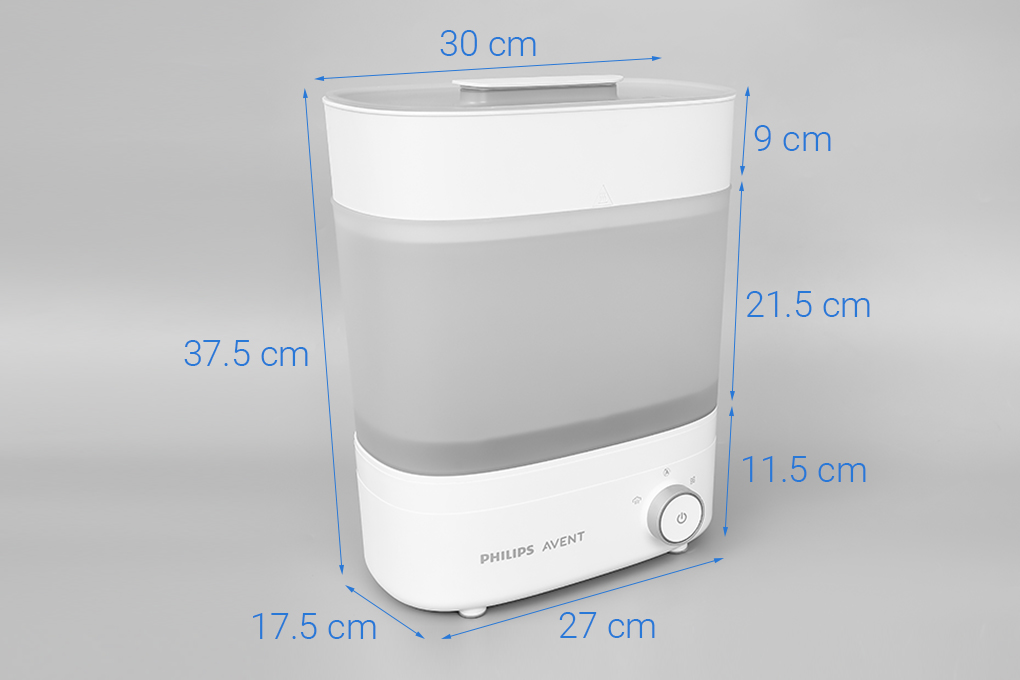 Máy tiệt trùng sấy khô bình sữa Philips Avent SCF293.00 Màu Trắng
