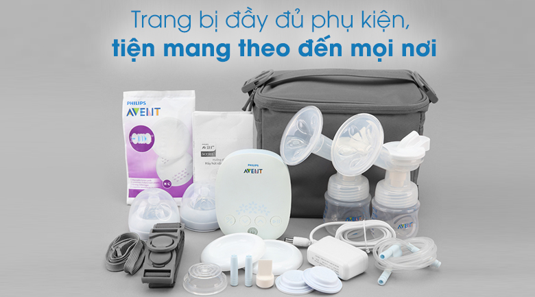 Máy hút sữa điện đôi Philips Avent SCF303/01
