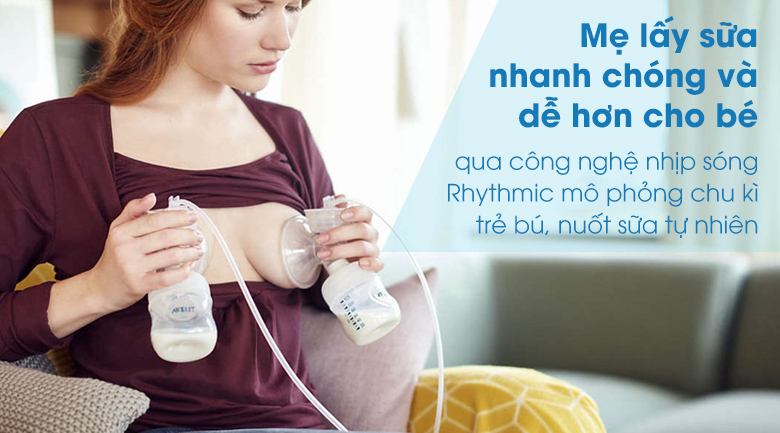 Máy hút sữa điện đôi Philips Avent SCF303/01