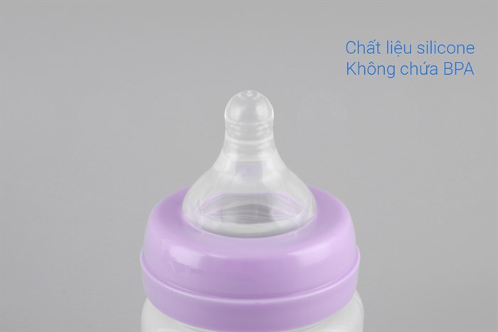 Dụng cụ hút sữa bằng tay BioHealth EE Classic Màu Trắng - Tím