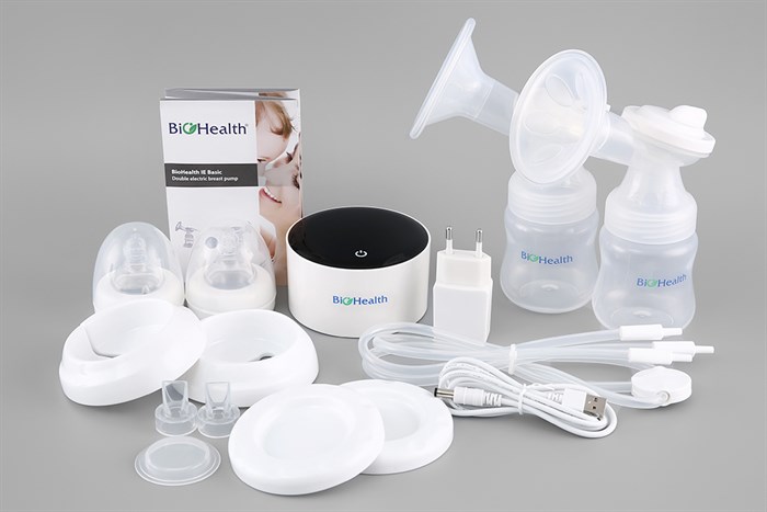 Máy hút sữa điện đôi BioHealth IE Basic Màu Trắng