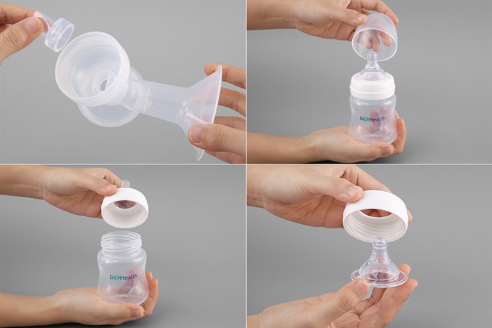 Máy hút sữa điện đôi BioHealth IE Basic Màu Trắng