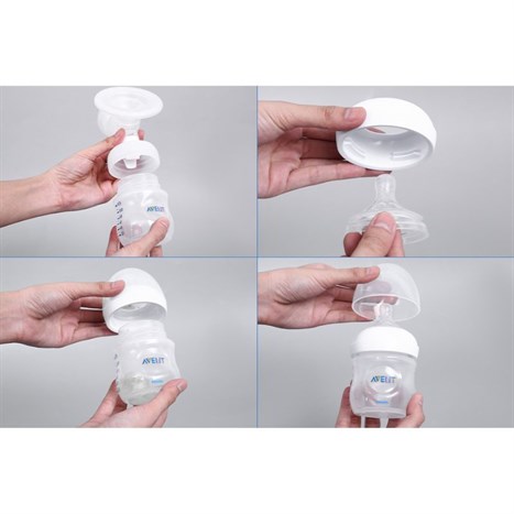 Máy hút sữa điện đôi Philips Avent Eureka SCF393.11 Màu Hồng