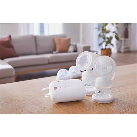 Máy hút sữa điện đôi Philips Avent Eureka Plus SCF394.11 Màu Trắng