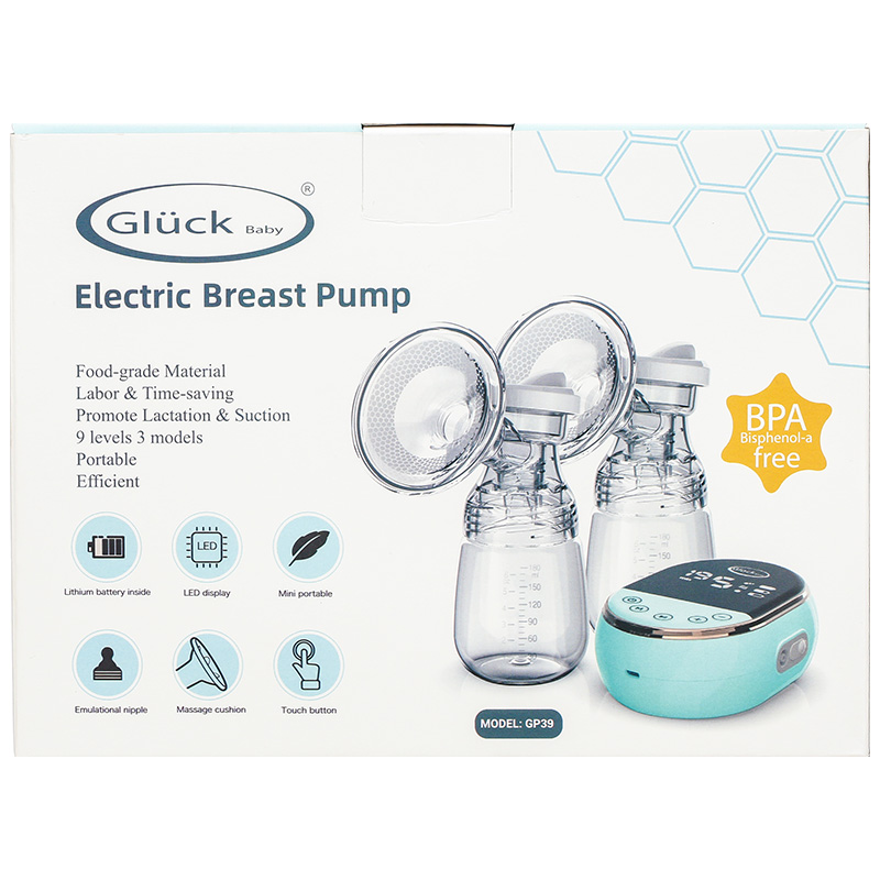 Máy hút sữa điện đôi Gluck Baby GP39 - Màu ngẫu nhiên 6