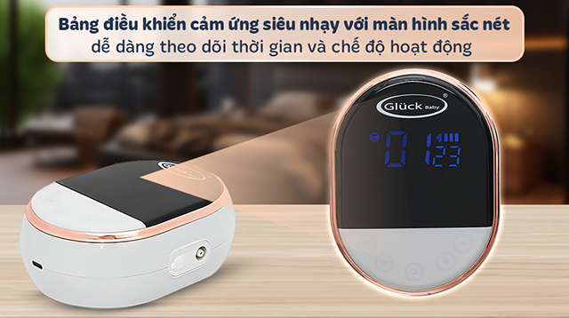Máy hút sữa điện đôi Gluck Baby GP39 - Bảng điều khiển Máy hút sữa điện đôi Gluck Baby GP39 - Bảng điều khiển