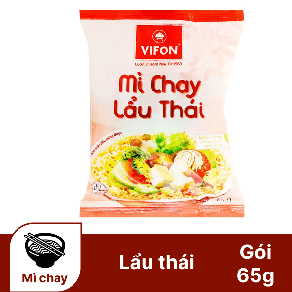 Mì chay Vifon lẩu thái gói 65g