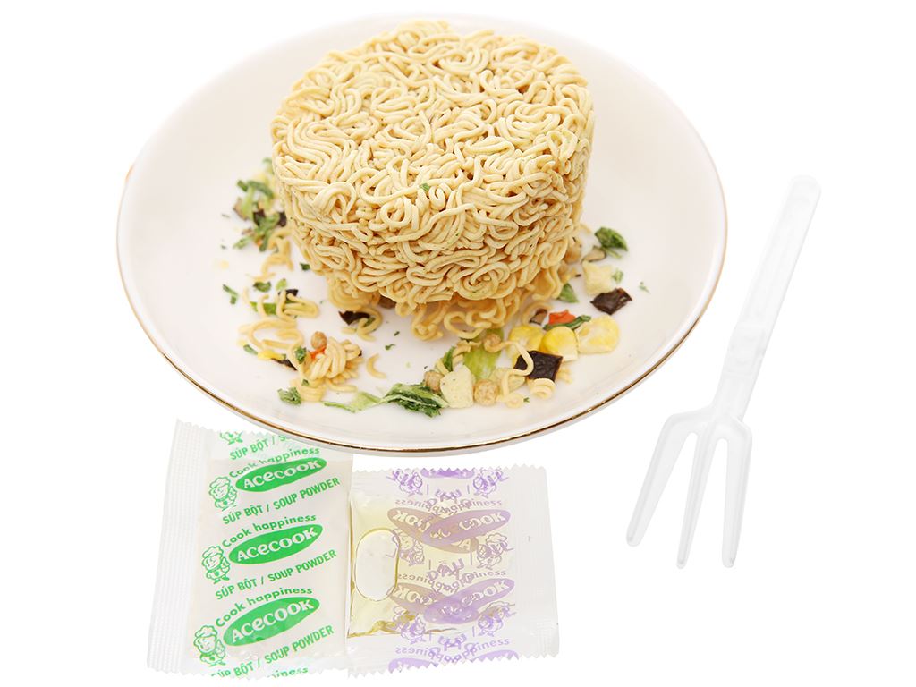 Mì chay Handy Hảo Hảo lẩu nấm thập cẩm ly 66g 16