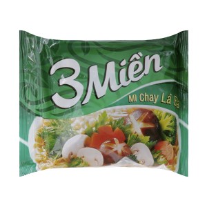 Mì chay lá đa 3 Miền gói 65g