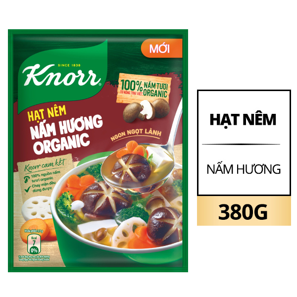Hạt nêm chay nấm hương và tương ớt cay đậm Knorr 0