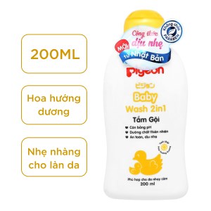 Tắm gội toàn thân cho bé Pigeon hoa hướng dương 200ml