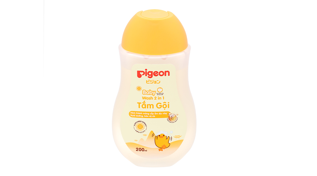 Tắm gội toàn thân Pigeon Hoa Hướng Dương cấp ẩm cho da bé chai 700ml - 19