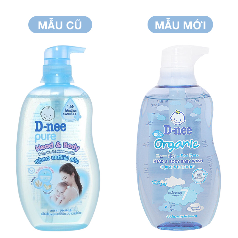 Dầu tắm & gội 2in1 cho bé D-nee Organic chiết xuất yến mạch 200 ml (0 - 3 tuổi) 7