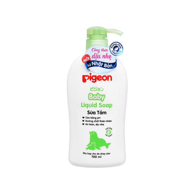 Sữa tắm cho bé Pigeon Liquid Soap chiết xuất Jojoba 700ml - 1