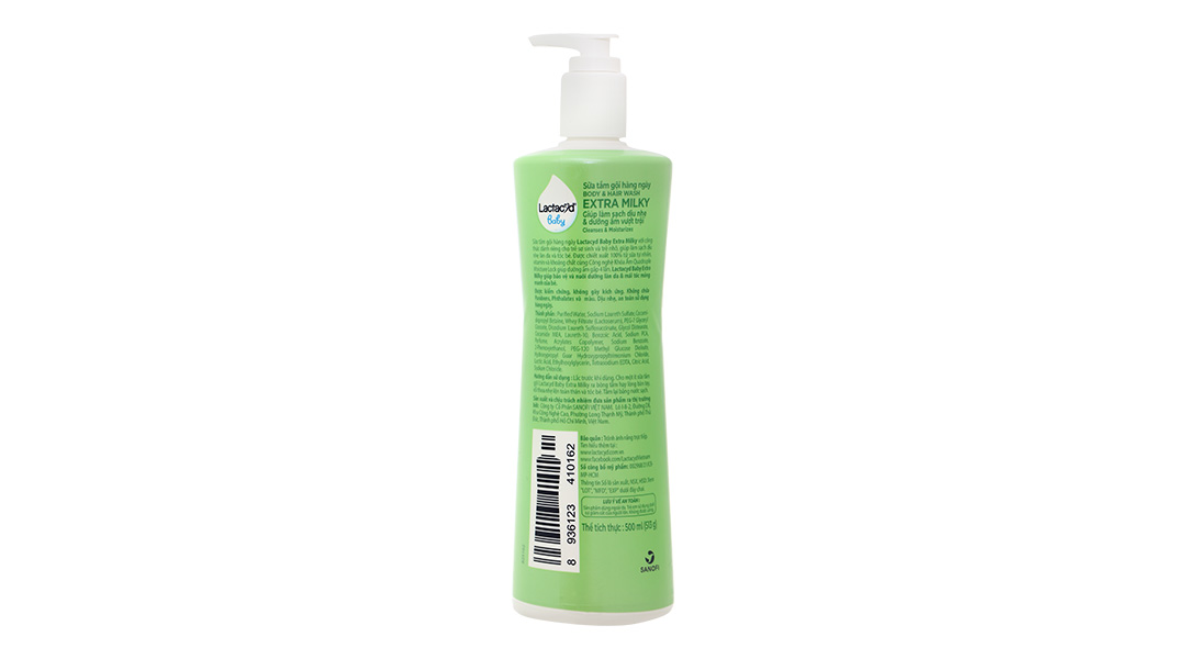 Sữa tắm gội Lactacyd Baby Extra Milky chăm sóc da và tóc cho bé chai 250ml - 26