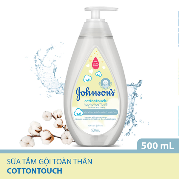 Tắm gội Johnson's mềm mại 500ml