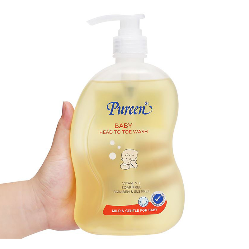 Sữa tắm gội cho bé Pureen Pro Vitamin B5 & Vitamin E hương dịu nhẹ 250 ml (mọi độ tuổi) 10