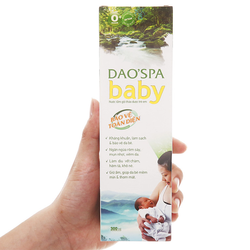 Nước tắm & gội 2in1 cho bé DK Pharma Dao'Spa Baby chiết xuất thảo dược 150 ml (mọi độ tuổi) 11