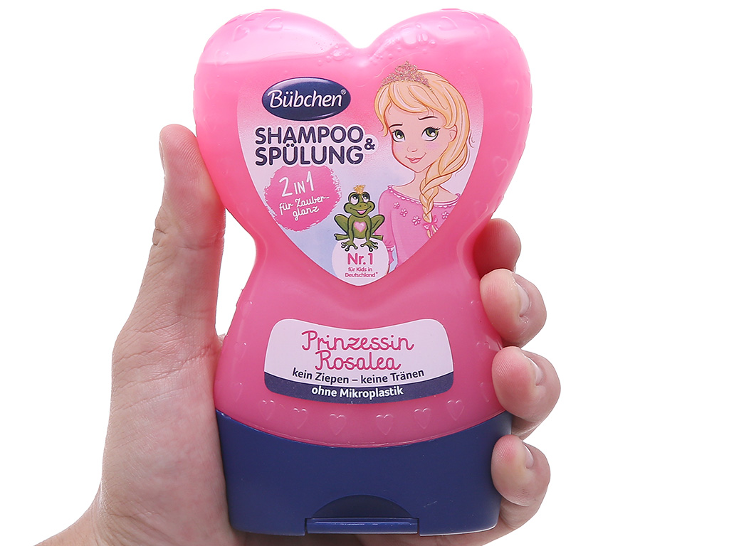 Dầu gội xả cho bé Bubchen công chúa Rosalea 230ml 4