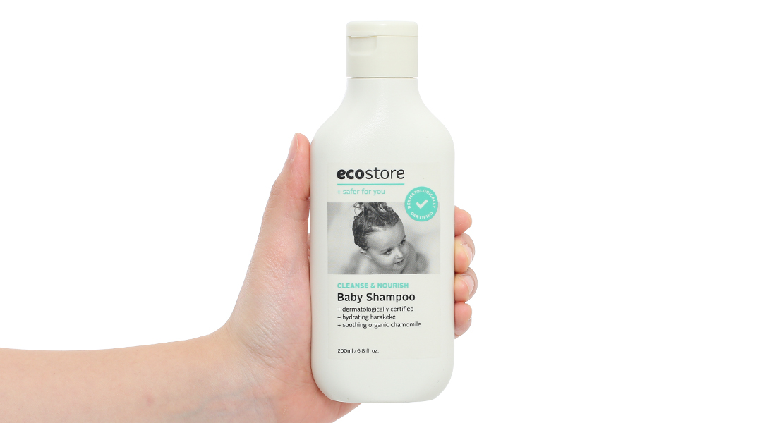 Dầu gội Ecostore giúp tóc mềm mại, bóng mượt cho bé