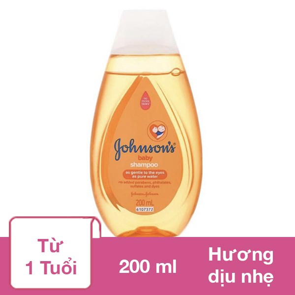 Dầu gội cho bé Johnsons Baby hương dịu nhẹ 200 ml (từ 1 tuổi) - AVAKids.com
