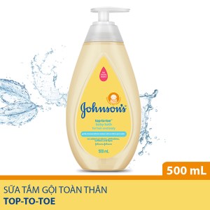 Tắm gội toàn thân cho bé Johnson's Baby 500ml