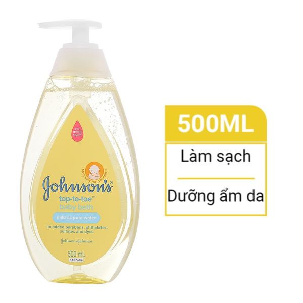 Tắm gội Johnson's Top To Toe 500ml