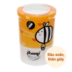 Tăm bông cho bé Ikami đầu xoắn hộp 160 cây