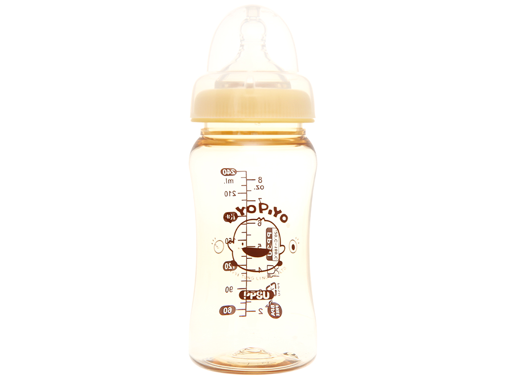 Bình sữa PPSU PIYOPIYO chống đầy hơi cổ rộng PY830505 240 ml 3