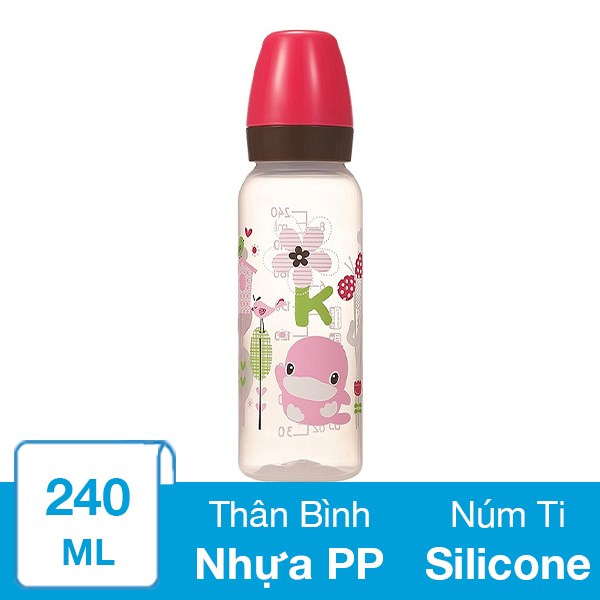 Bình sữa cổ hẹp KuKu KU5928A 240 ml