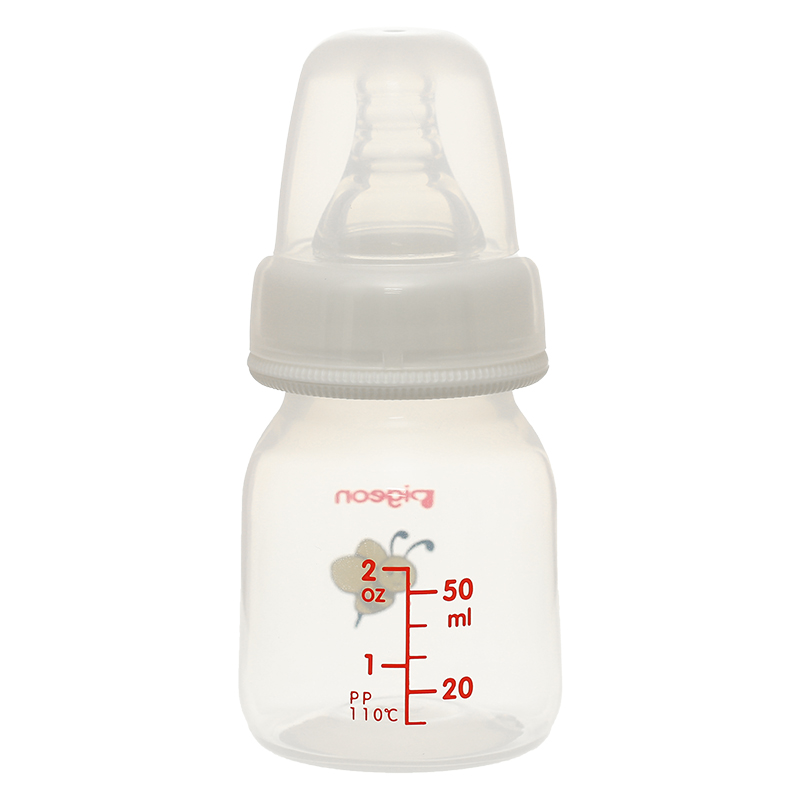 Bình sữa nhựa PP Pigeon cổ hẹp 50 ml - Hình bọ rùa (mọi độ tuổi) 12
