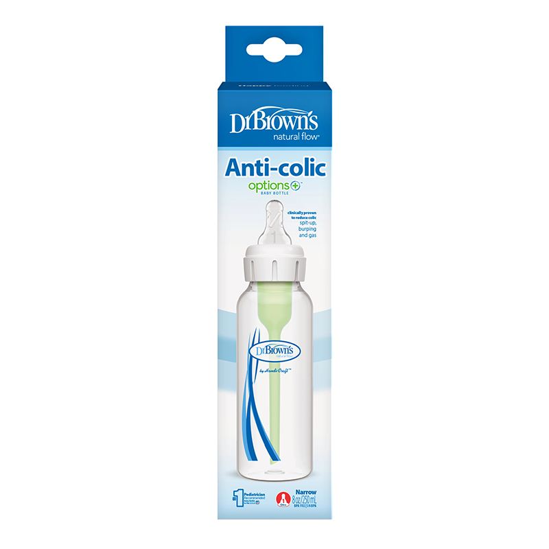 Bình sữa nhựa PP Dr.Brown's cổ hẹp 250 ml (mọi độ tuổi) - Giao ngẫu nhiên 8