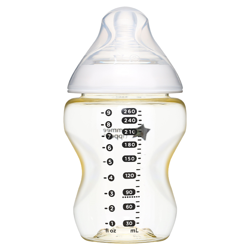 Bình sữa nhựa PPSU Tommee Tippee Natural Start 423937 cổ rộng 260 ml (3 - 6 tháng)