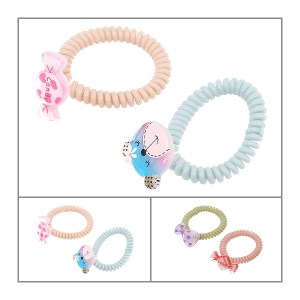 HỘP 9 CHIẾC DÂY BUỘC TÓC LÒ XO MINI TRỘN MÀU