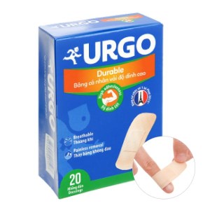 20 miếng băng cá nhân Urgo Durable 2 x 6cm