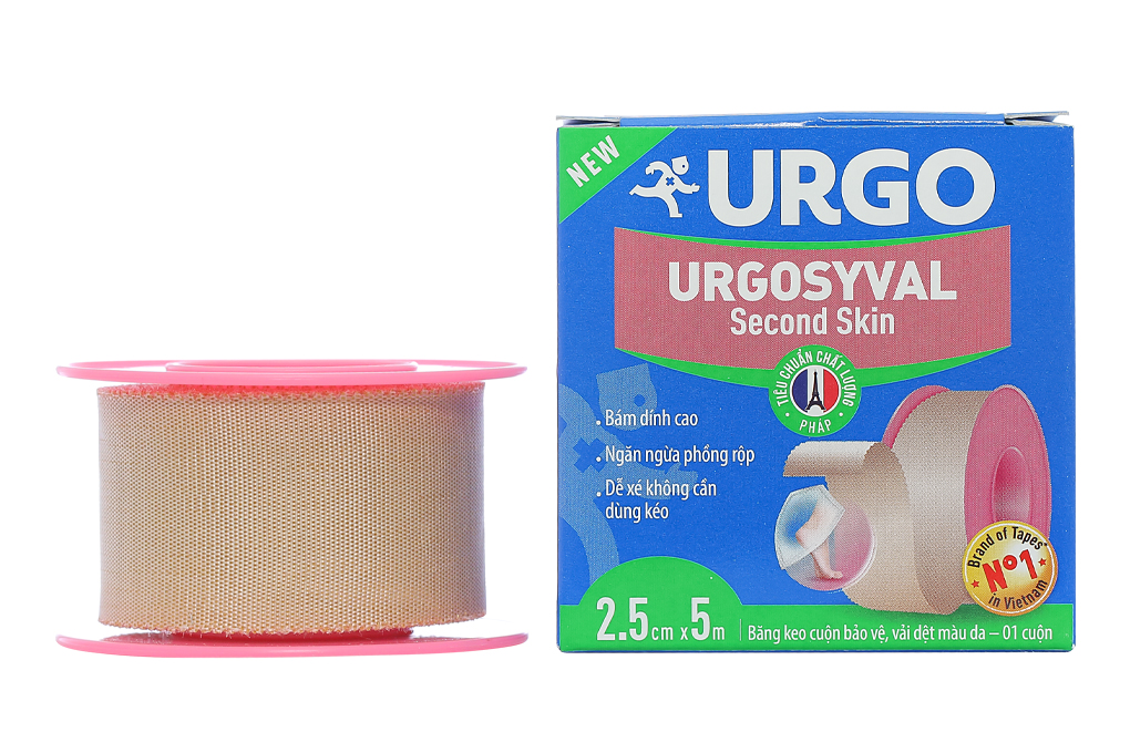 Băng keo có độ dính cao Urgosyval Second Skin (2.5cm x 5m)
