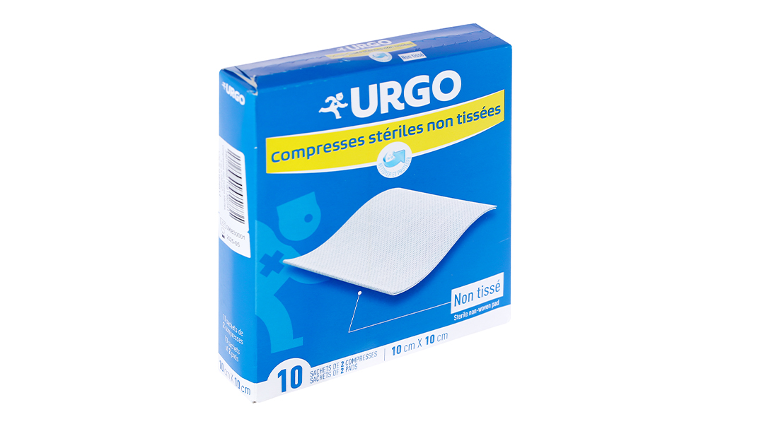Gạc Urgo Compresses Stériles Non Tissées (10cm x 10cm)